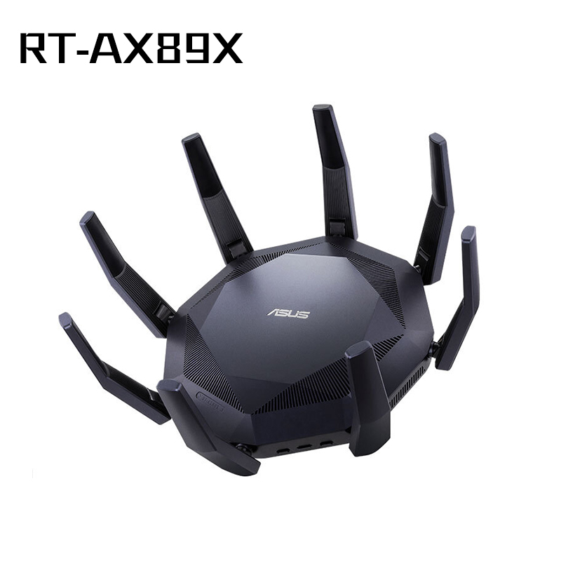 华硕（ASUS）RT-AX89X高通四核/8x8MU-Mimo电竞游戏路由器/全千兆WiFi6路由器