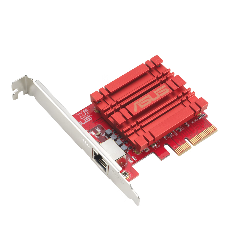 华硕（ASUS）XG-C100C V3 新品低辐射万兆10G网卡 RJ45接口