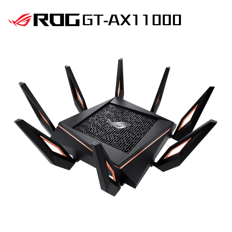 ROG玩家国度 GT-AX11000无线路由器/三频11000M游戏路由/WiFi6路由器/一键游戏加速/四核2.5G游戏端口