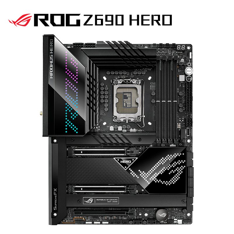 ROG MAXIMUS Z690 HERO主板 支持 内存 DDR5 