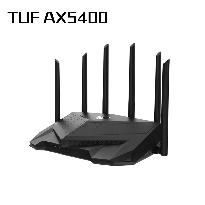 TUF GAMING AX5400全千兆电竞游戏路由器/三端游戏加速/WiFi6路由5400M/PS5网络加速